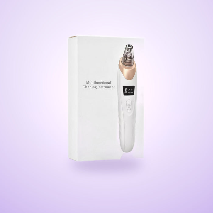 Pore vacuum blackhead remover on a soft lavender background