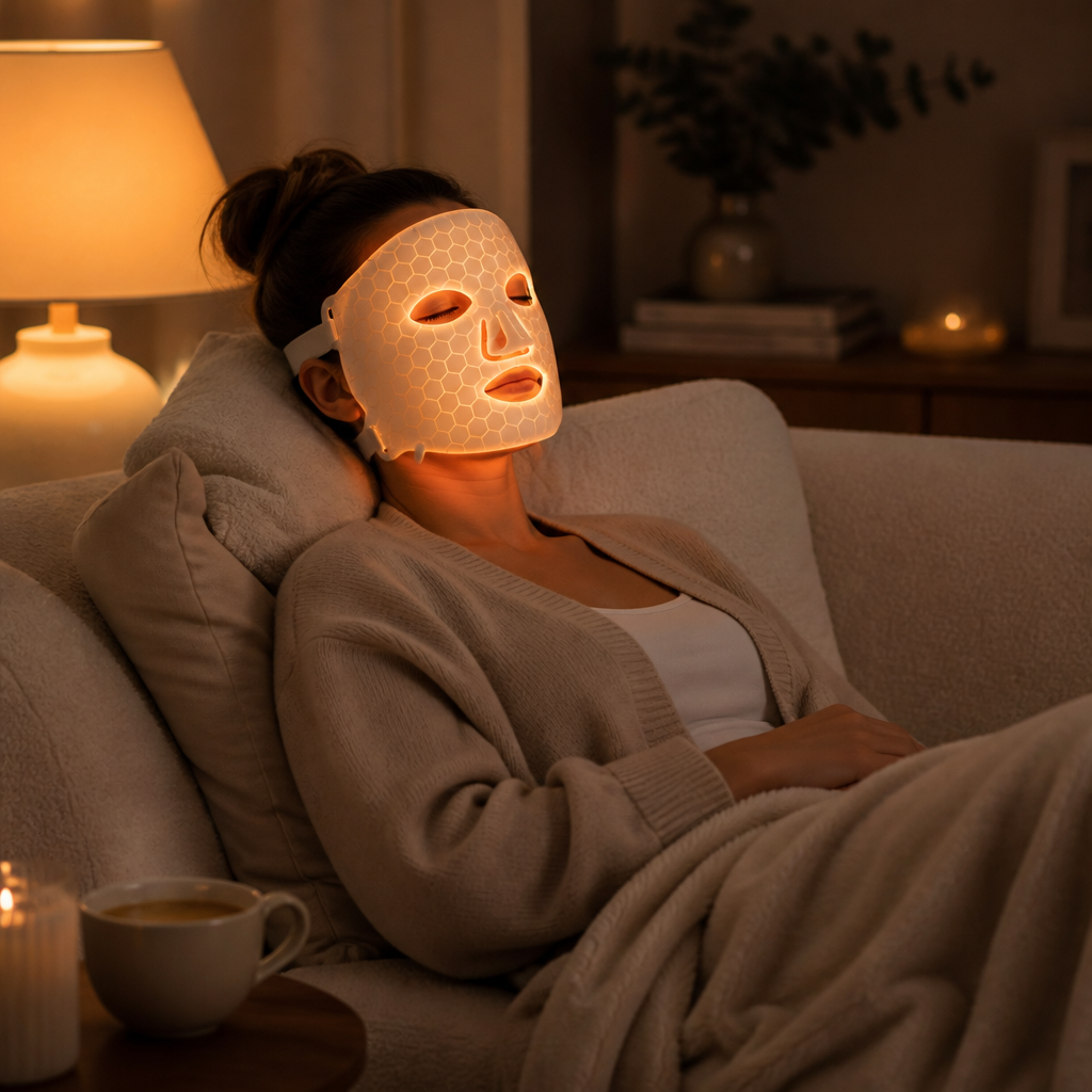 LED Silicone Face Mask — 7-Color Light Therapy