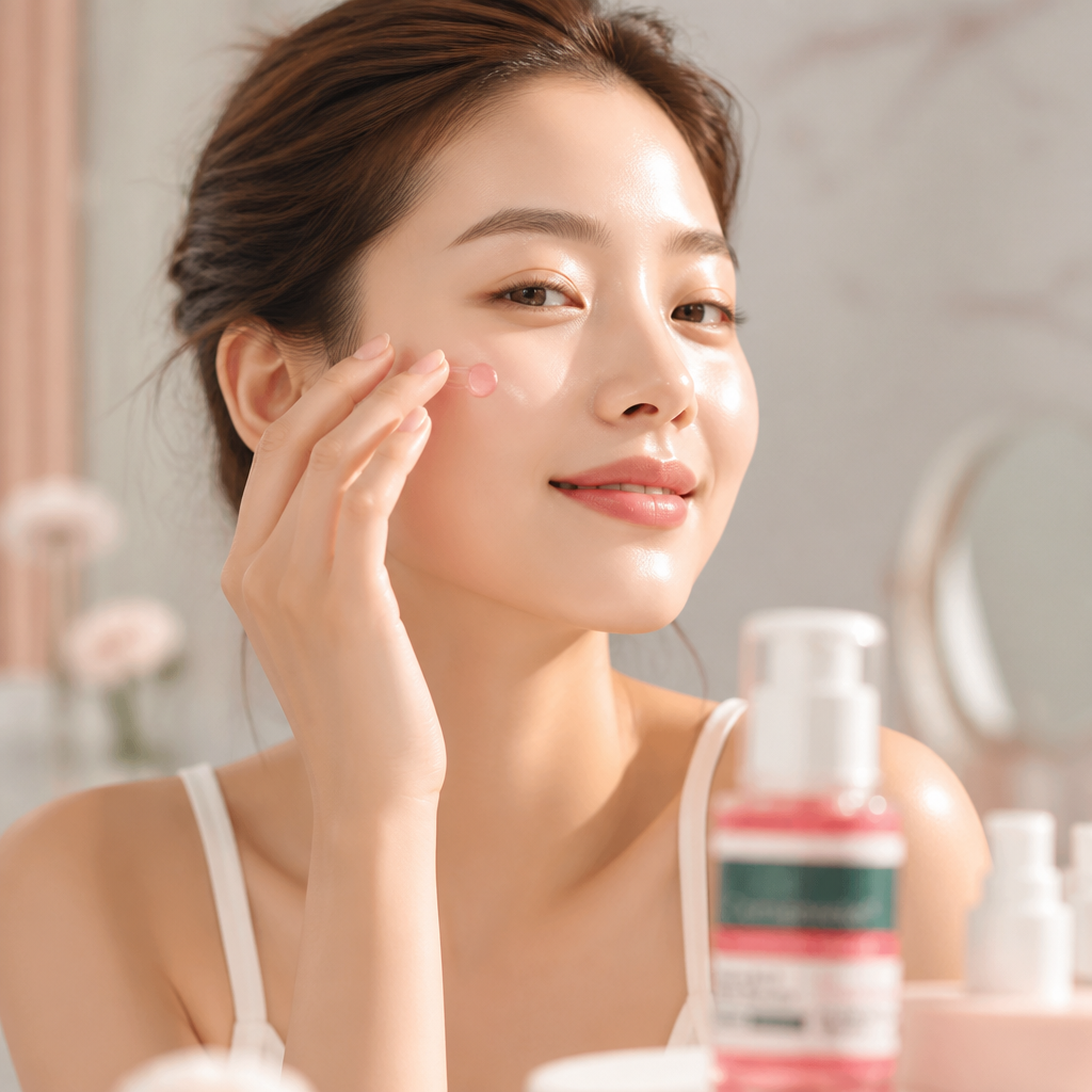 Anti wrinkle, firming, whitening and repairing set.