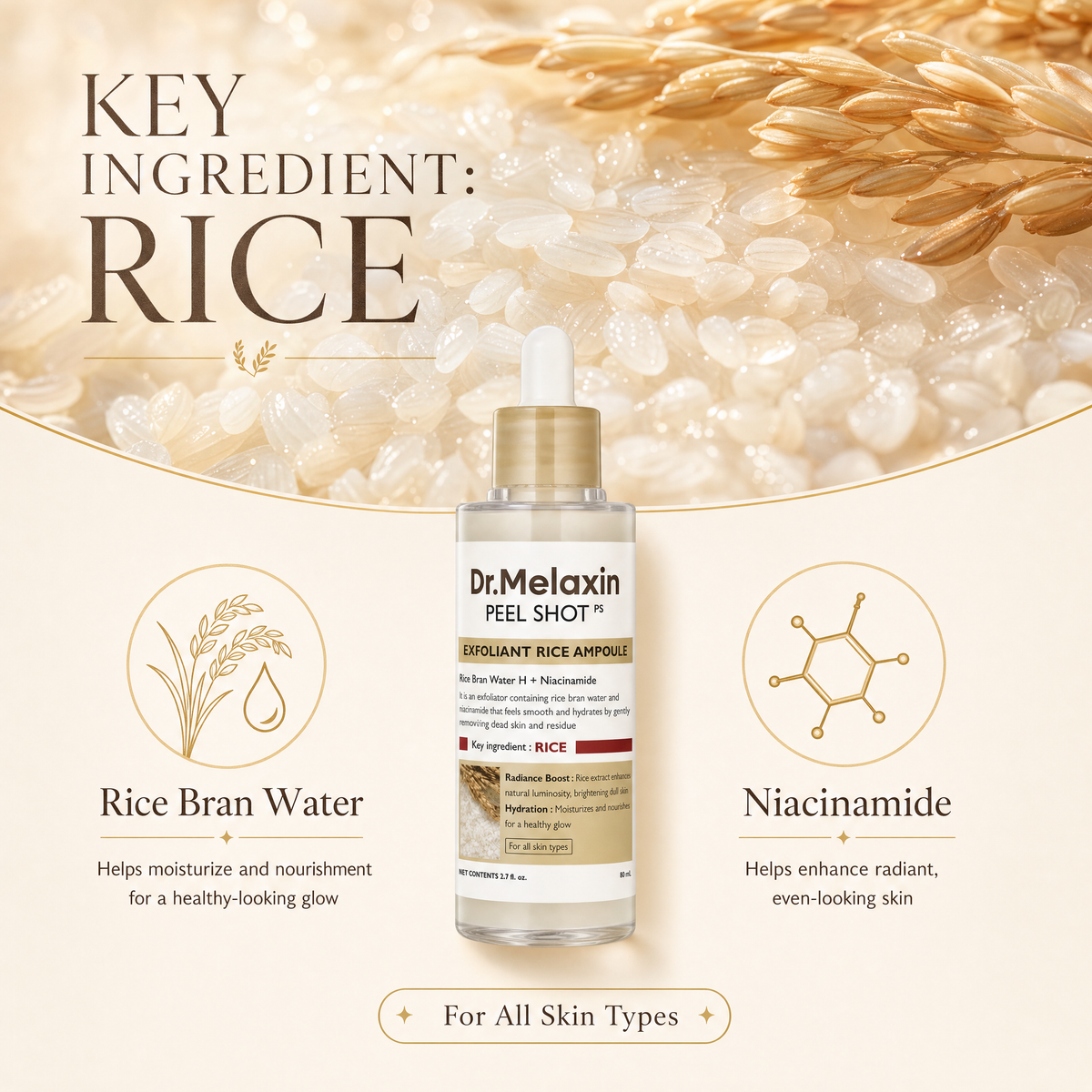 Dr.Melaxin Peel Shot, Softens skin, cleanses dead skin, and provides facial care essence